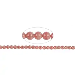 141300106523 String Beads, Rhodochrosite extra, 06-07mm (39cm) | Marco Schreier