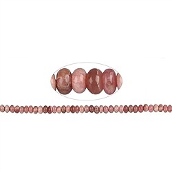 141300300220 Button strand, Rhodochrosite, 03-04 x 06mm | wholesaler gems & healing stones