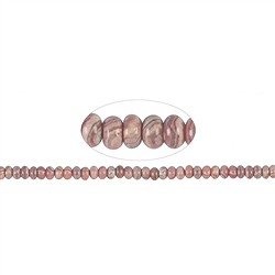 141300300320 Rang de colliers, rhodochrosite B, 04-05 x 08mm | Marco Schreier