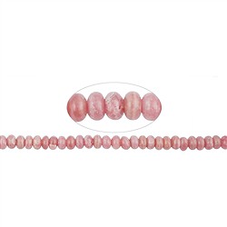 141300300322 Button strand, Rhodochrosite, 03-05 x 08mm | wholesaler gems & healing stones