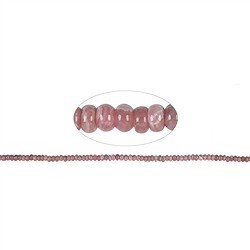 141300314722 Cordón botón, Rodocrosita, 04-05 x 06mm | Marco Schreier
