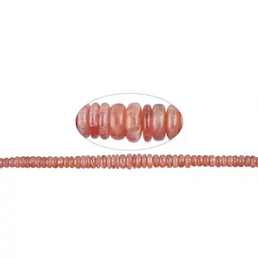 Tiras de botones, Rodocrosita, 2,5-4,2 x 5,6-11,6mm (47cm) | Marco Schreier