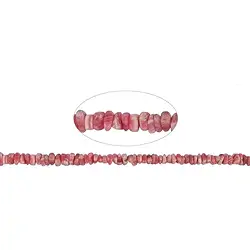 141300605722 Rang de colliers Spiltter/Nuggets, rhodochrosite, 03-04 x 08-10mm | Marco Schreier