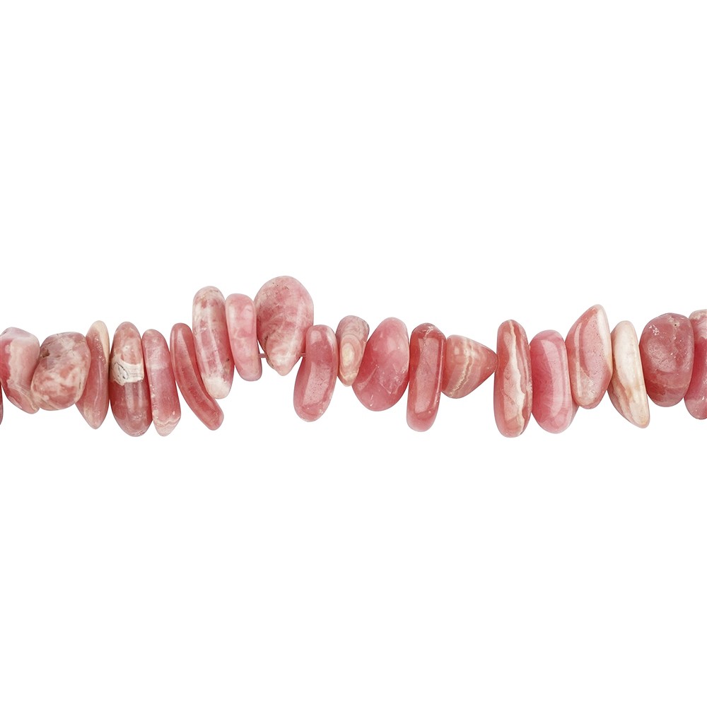Strand of Tumbled Stones, Rhodochrosite, 05 x 15-20mm | Marco Schreier