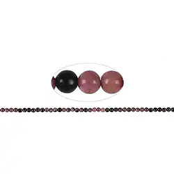 141310100220 String Beads, Rhodonite, 03mm | minerals trade - gems, healing stones & jewelry