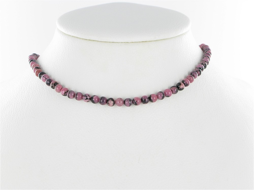 Rang de collier boules, Rhodonite, 04mm  | Marco Schreier