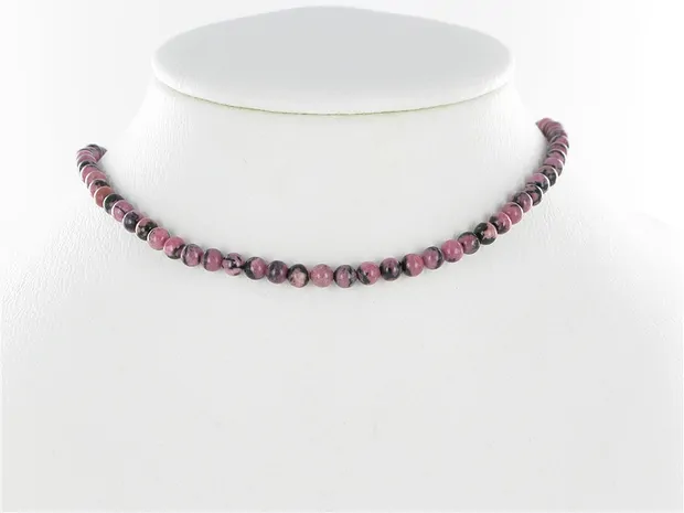 String Beads, Rhodonite, 04mm  | wholesaler gems, healing stones & jewelry