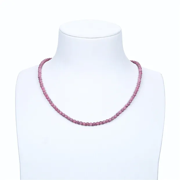 Rang de collier boules, Rhodonite A, 04mm | Marco Schreier