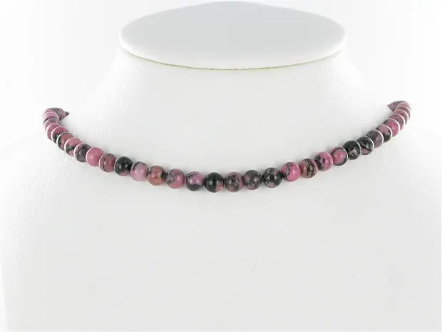 Strang Kugeln, Rhodonit, 06mm | Großhändler Edelsteine, Heilsteine & Schmuck