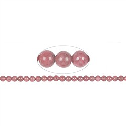 141310100521 Strang Kugeln, Rhodonit A, 06mm | Gro&#xDF;h&#xE4;ndler Edelsteine, Heilsteine &amp; Schmuck