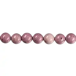 141310100920 String Beads, Rhodonite, 10mm | minerals trade - gems, healing stones & jewelry