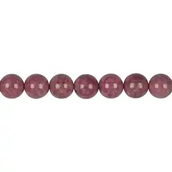 141310100921 Strang Kugeln, Rhodonit A, 10mm | Großhändler Edelsteine, Heilsteine & Schmuck