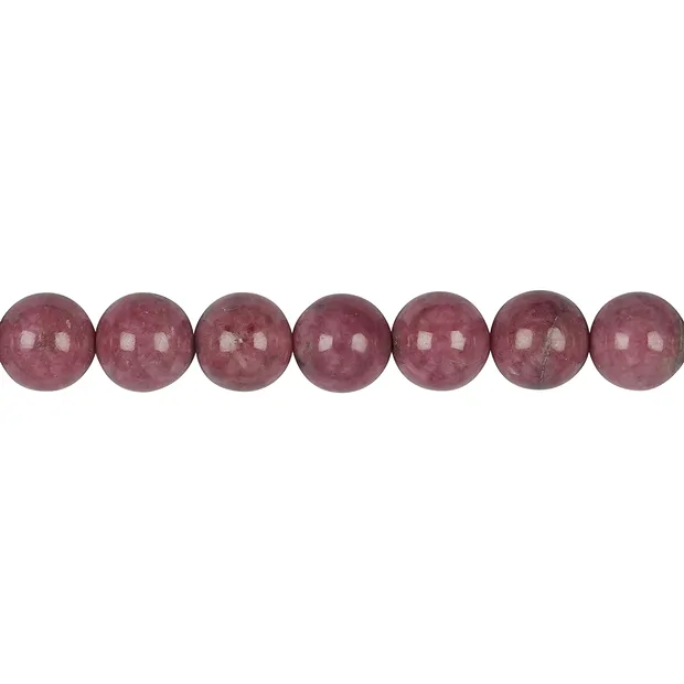 String Beads, Rhodonite A, 10mm | wholesaler gems, healing stones & jewelry