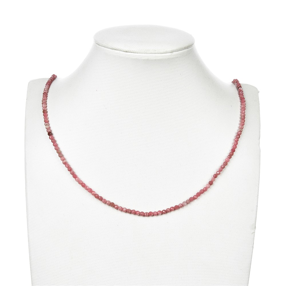 Strang Kugeln, Rhodonit, facettiert, 03mm (39cm) | Marco Schreier