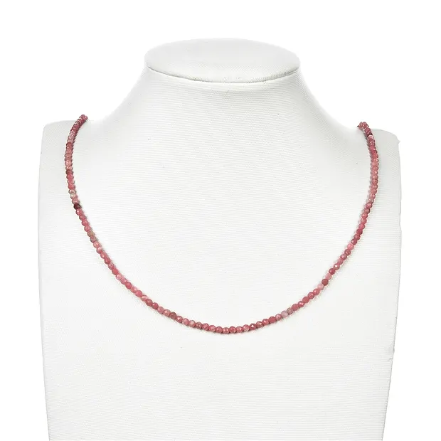 Rang de colliers boules, Rhodonite, à facettes, 03mm (39cm) | Marco Schreier