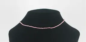 Strang Kugeln, Rosenquarz, 02mm | Großhändler Edelsteine, Heilsteine & Schmuck