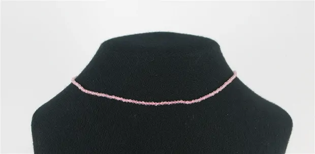 Rang de collier boules, Quartz rose, 02mm | Marco Schreier