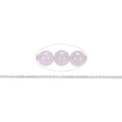 141330100320 Strang Kugeln, Rosenquarz, 04mm | Großhändler Edelsteine, Heilsteine & Schmuck