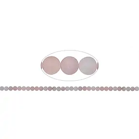 Filo di perle, Quarzo rosa, opaco, 06 mm (39 cm) | Marco Schreier