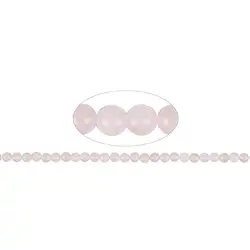 141330100520 Filo di perline, Quarzo rosa, 06 mm (circa) | grossista gemme e pietre curative