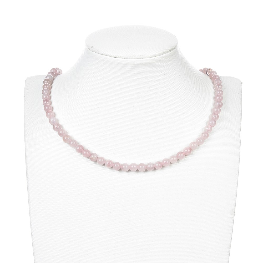 Strang Kugeln, Rosenquarz A+ (semi-transparent), 06mm (ca.) | Marco Schreier