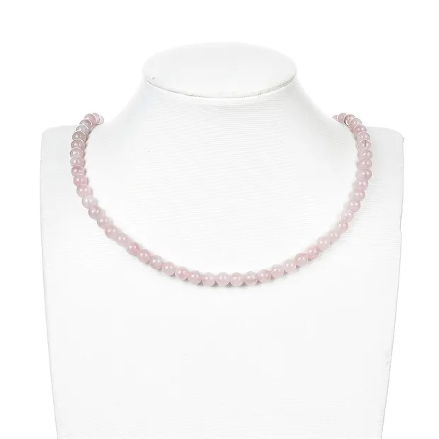 Filo di perline, Quarzo rosa A+ (semitrasparente), 06 mm (circa) | Marco Schreier