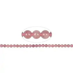 141330100724 Strang Kugeln, Rosenquarz (Madagaskar), 08mm | Edelsteine, Heilsteine & Schmuck