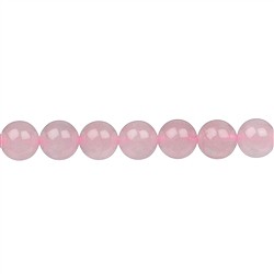 141330100920 Rang de collier boules, Quartz rose, 10mm | Marco Schreier