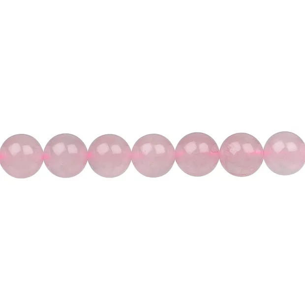 Rang de collier boules, Quartz rose, 10mm | Marco Schreier
