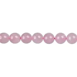 141330100934 Rang de colliers boules, Quartz rose (Madagascar), 10mm (39cm) | Marco Schreier