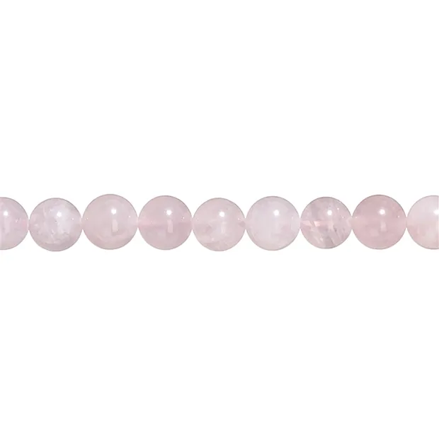 Rang de collier boules, Quartz rose, 12mm | Marco Schreier