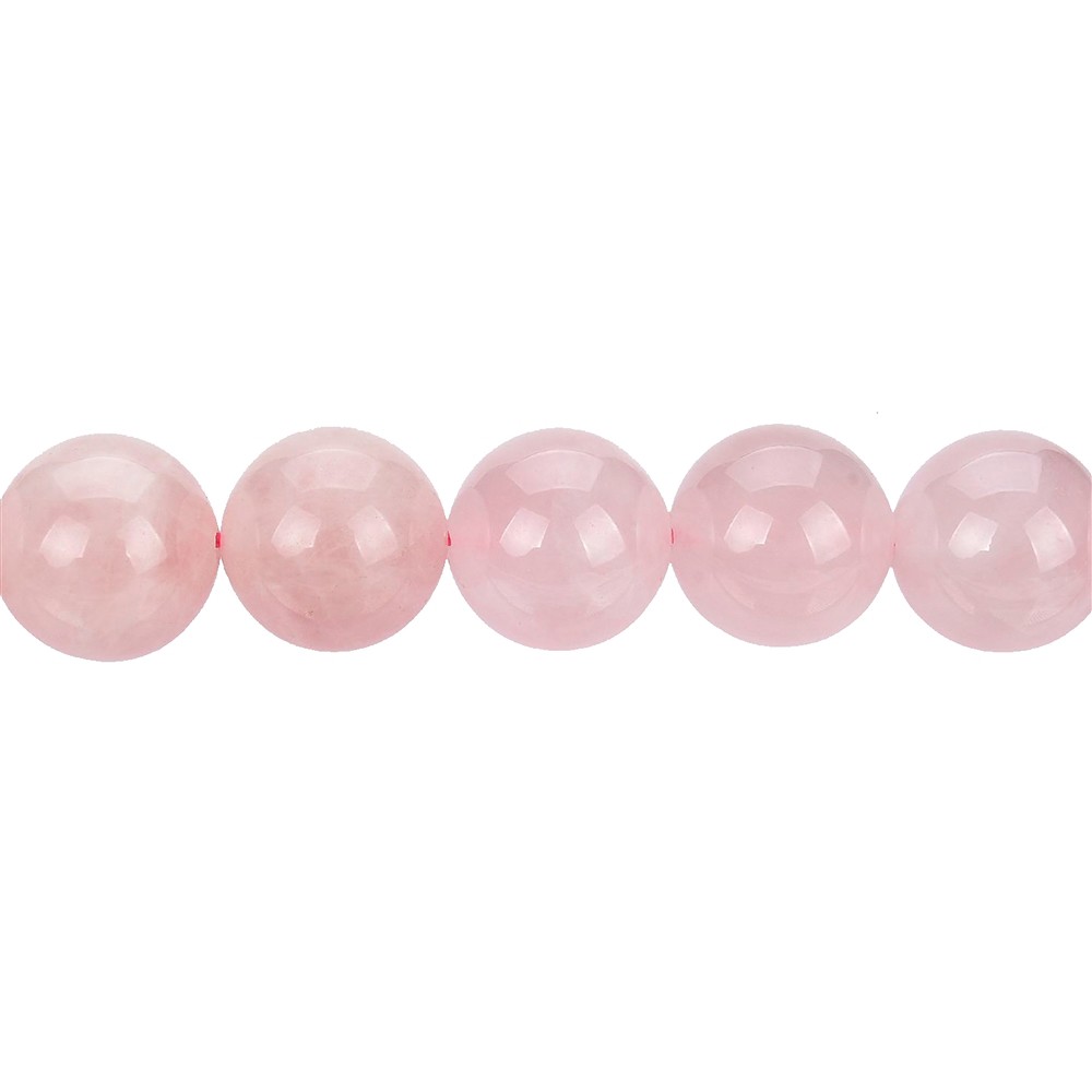 Cuentas de piedras preciosas, Cuarzo rosa, 20mm | Marco Schreier