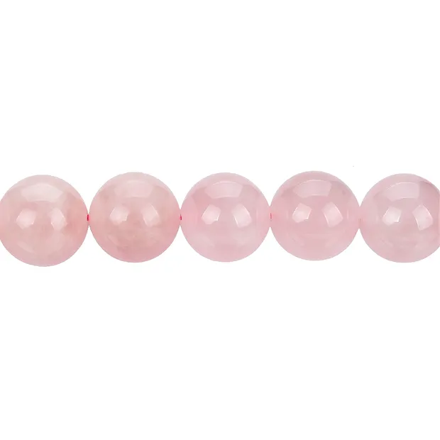 Cuentas de piedras preciosas, Cuarzo rosa, 20mm | Marco Schreier