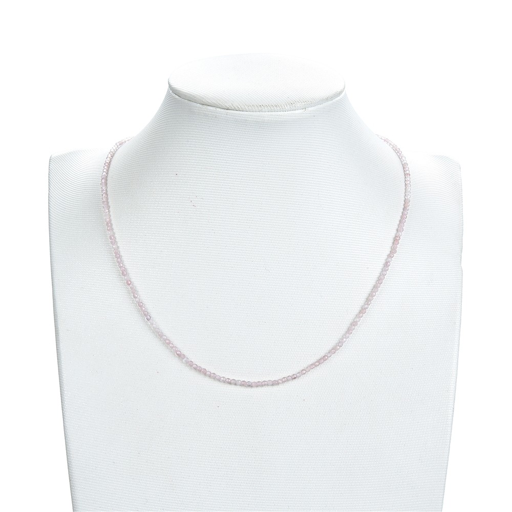 Rang de collier boules, Quartz rose, à facettes, 02mm | Marco Schreier