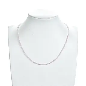 Strang Kugeln, Rosenquarz, facettiert, 02mm | Edelsteine, Heilsteine & Schmuck