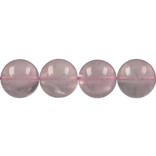 Filo di perline, Quarzo rosa A, 15-16 mm | grossista gemme e pietre curative