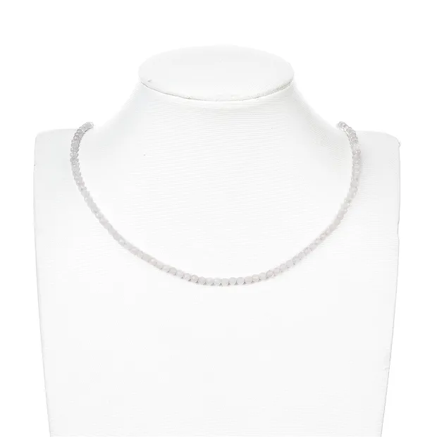 Rang de colliers boules, Quartz rose, à facettes, 03mm (39cm) | Marco Schreier