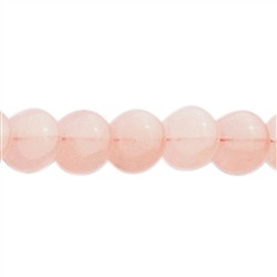 141330301110 Filo di dischi, Quarzo rosa, opaco, 12 mm | grossista gemme e pietre curative