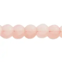 141330301110 Strang Disc, Rosenquarz, matt, 12mm | Schreier Edelsteine, Heilsteine & Schmuck