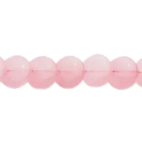Strang Disc, Rosenquarz, matt, 12mm | Schreier Edelsteine, Heilsteine & Schmuck