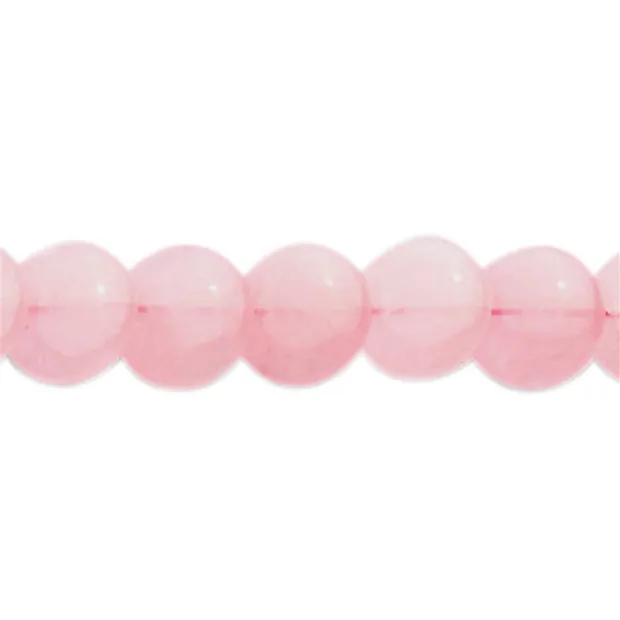 Strang Disc, Rosenquarz, matt, 12mm | Schreier Edelsteine, Heilsteine & Schmuck