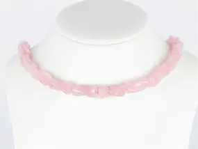 Cylinder strand (twisted), Rose Quartz, 20 x 10mm | Marco Schreier