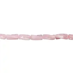 141330302320 Strang Zylinder (gedreht), Rosenquarz, 20 x 10mm | Marco Schreier