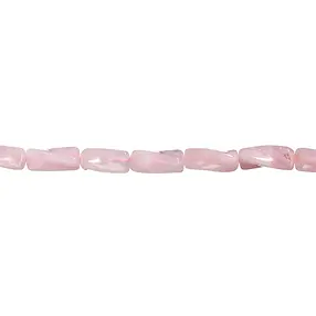 Cylinder strand (twisted), Rose Quartz, 20 x 10mm | Marco Schreier