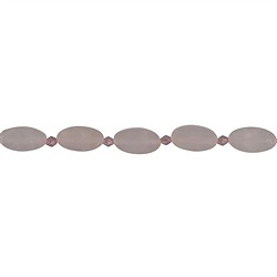 141330302410 Lente quadrata, Quarzo rosa, opaca, 12 x 08 mm | Marco Schreier