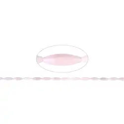 141330500210 Hilo, Cuarzo rosa, mate, 20 x 06mm | Marco Schreier