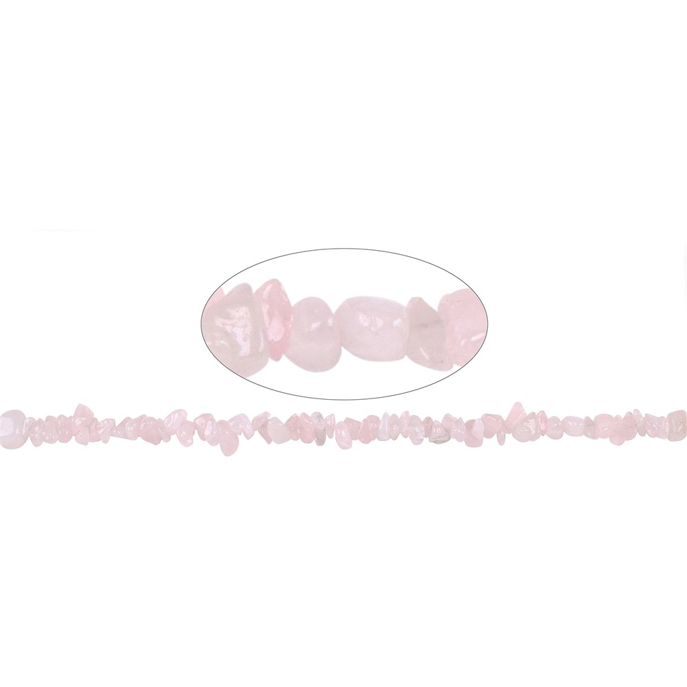 Rangs de colliers, Quartz rose, 02-04 x 05-10mm (88cm) | Marco Schreier