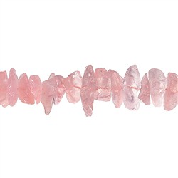 141330612302 Strang Nuggets, Rosenquarz A, roh anpoliert, 05-08 x 18-40mm | Marco Schreier