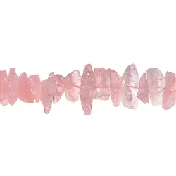 141330612302 Strang Nuggets, Rosenquarz A, roh anpoliert, 05-08 x 18-40mm | Marco Schreier