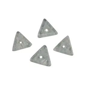 Rang de colliers triangle plat, Quartz rose, mat, 02 x 10mm | Marco Schreier